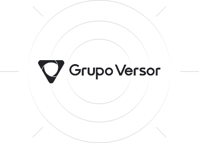 Logotipo de Grupo Versor, diseño en domótica (versión 2)